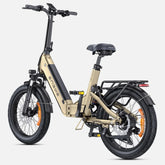 Electric Bike ENGWE L20 3.0 BOOST - Motor 250W Battery 48V13.5AH 20 Inch Hydraulic Brakes TUV Certification - Gold